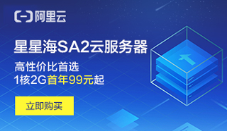 星星海SA2云服务器高性价比首选1核2G首年99元起